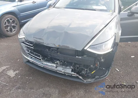 2021 Hyundai Sonata Hybrid Blue from USA, damaged, VIN KMHL24JJ1MA033199